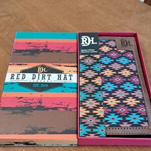 Red Dirt Hat Company Aztec Wallet Genuine Leather, From Boot Barn
